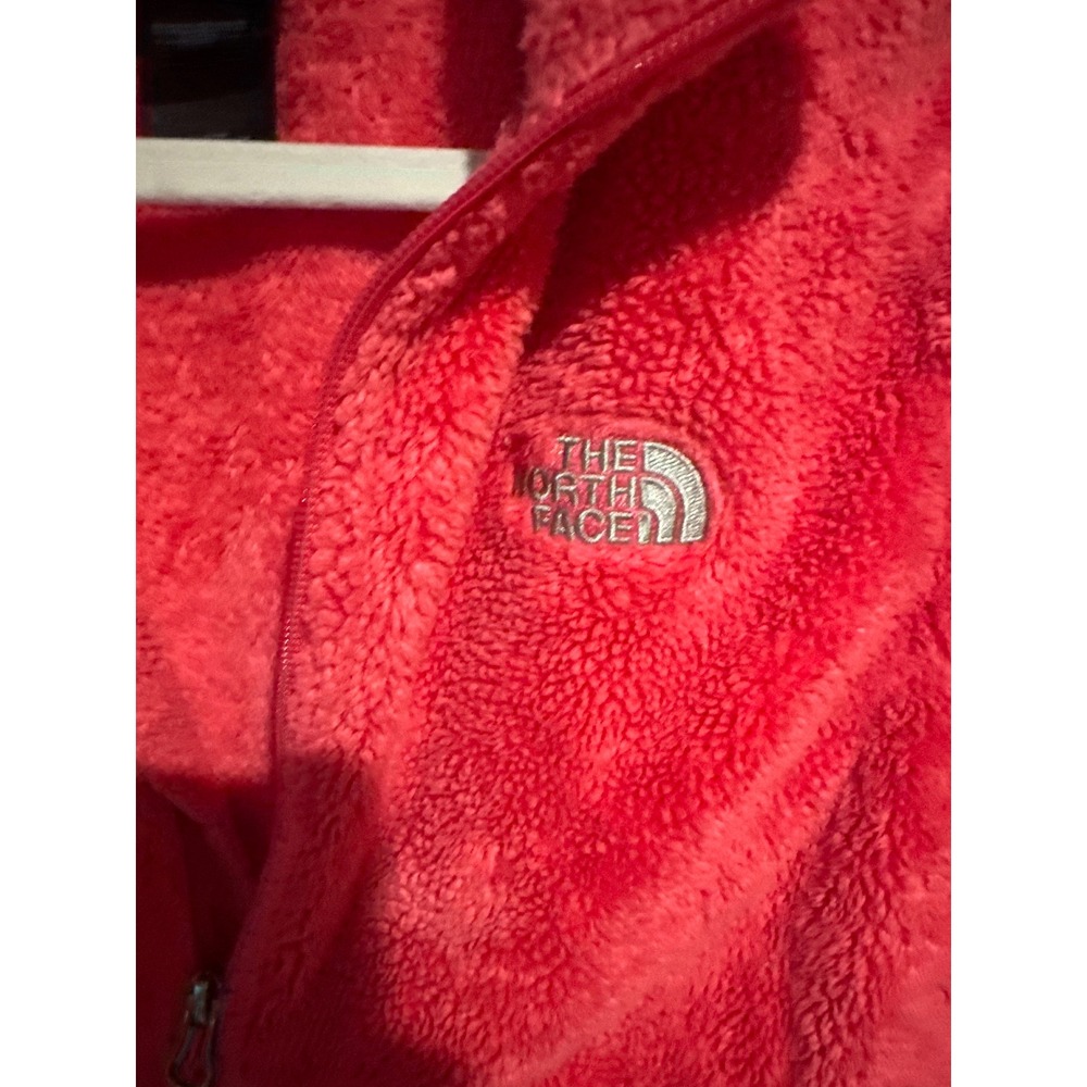 The North Face Osito Jacket Womens Medium Hot Pink Full Zip High Pile Fleece - Picture 3 of 7